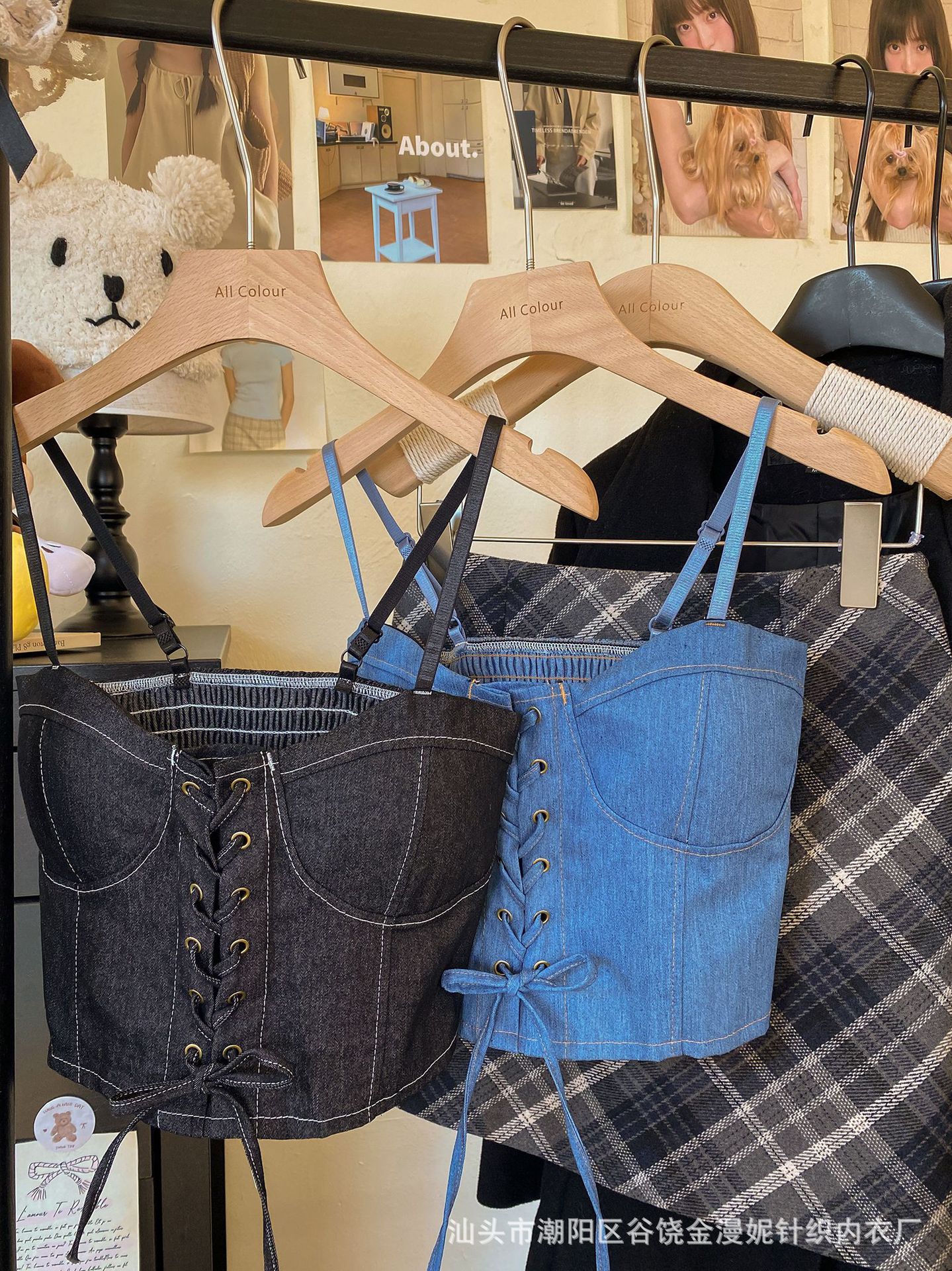 Vaquero chaleco de cinturón de mujer correa de cor