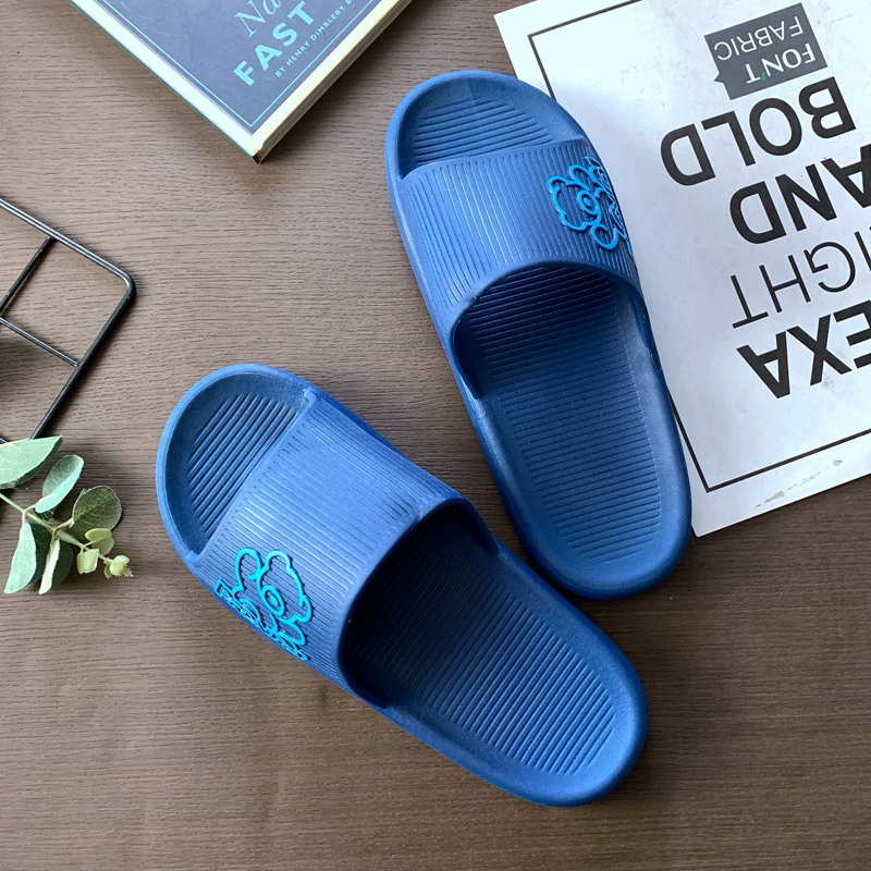 Summer comfortable soft slippers for bath, for beloved, soft sole