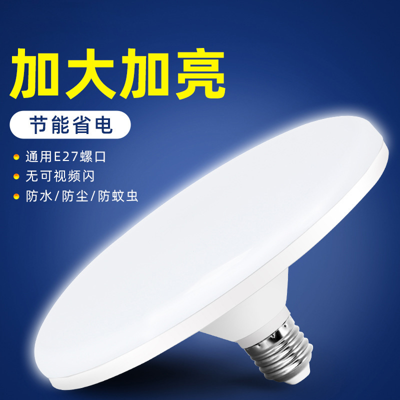 Modern Led Light Bulb Hall Simple High-Power Energy-Saving Lamp E27 Screw Super Bright Household Lighting White Light Special