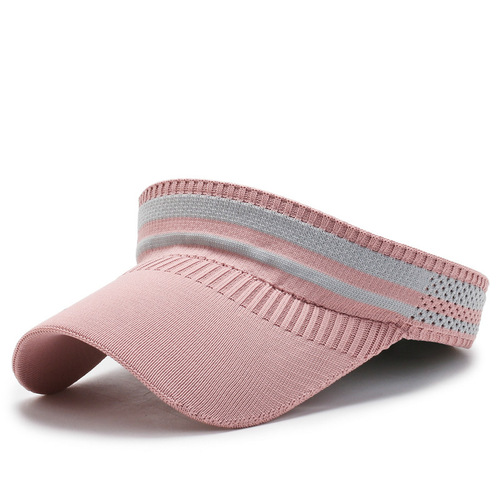 Hat women's summer sunshade hollow hat sun hat summer outdoor sports running topless cap for men