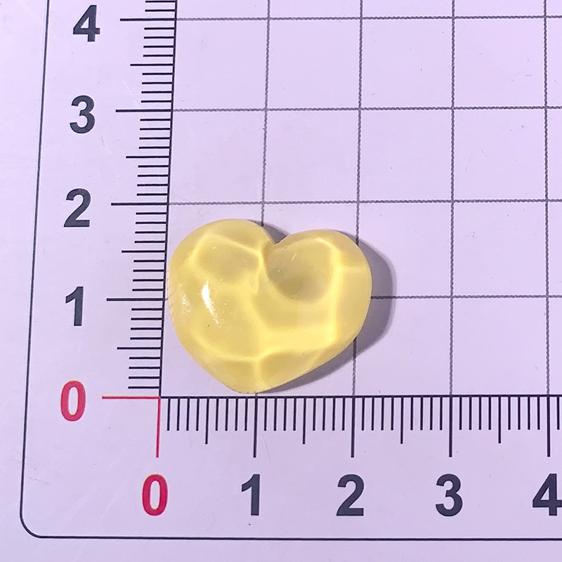 Accesorios de resina transparente esmaltada transfronteriza DIY amor adhesivo crema caja de teléfono móvil accesorios para el cabello abrazaderas de cabello material de botón de zapatos hecho a mano