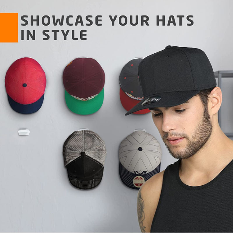 Amazon gorra de béisbol Hook multi-funcional gancho sin perforación sin fisuras moderno simple tapa colgante de pared Hook