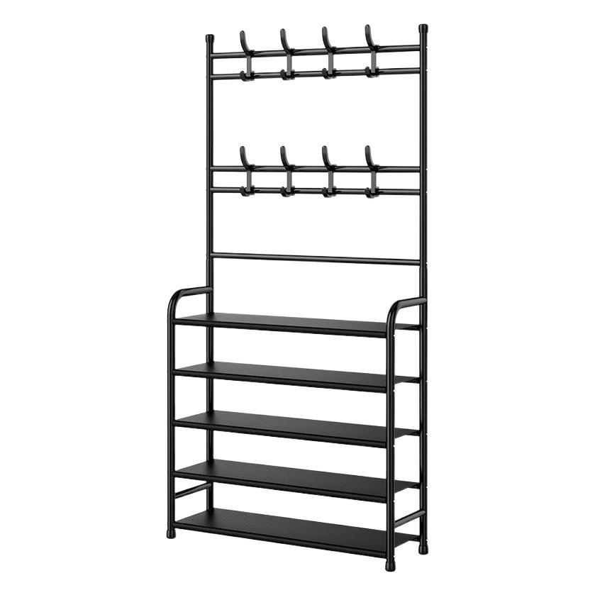 Puerta simple Zapatero multi-capa ahorro de espacio dormitorio percha hogar simple multifuncional bolsa de montaje rack