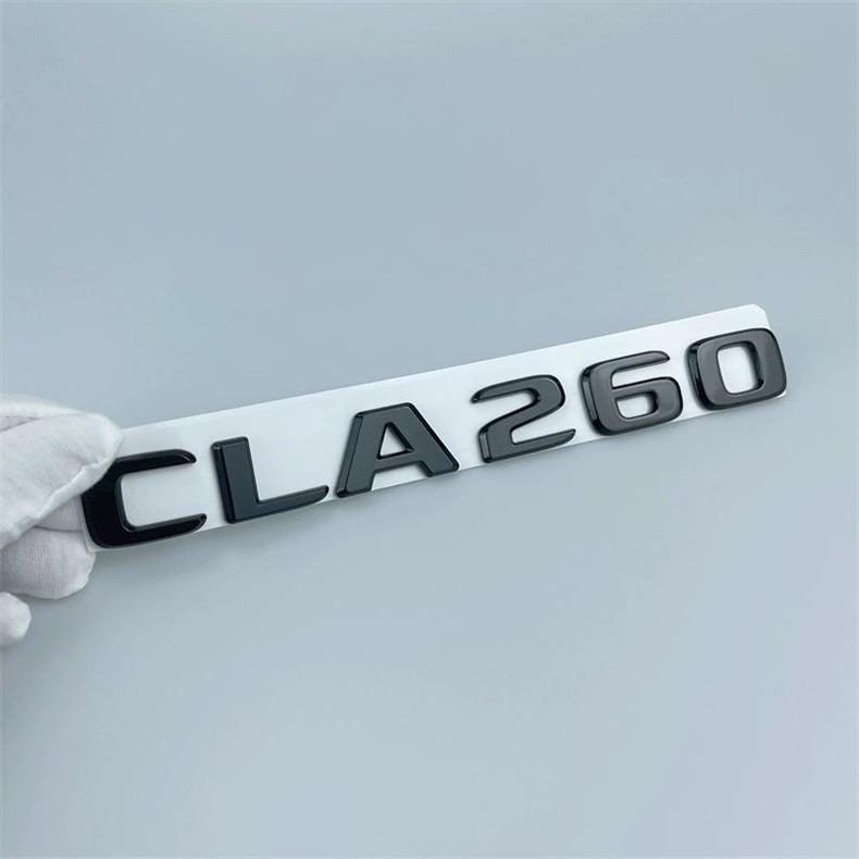 CLA black label Mercedes-Benz CLA modified black tail emblem CLA35 CLA200 CLA260 CLA45 car emblem blacked out