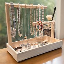 实木首饰收纳收纳盒碳化桌面展示架手表文玩手链手镯手环佛珠古玩