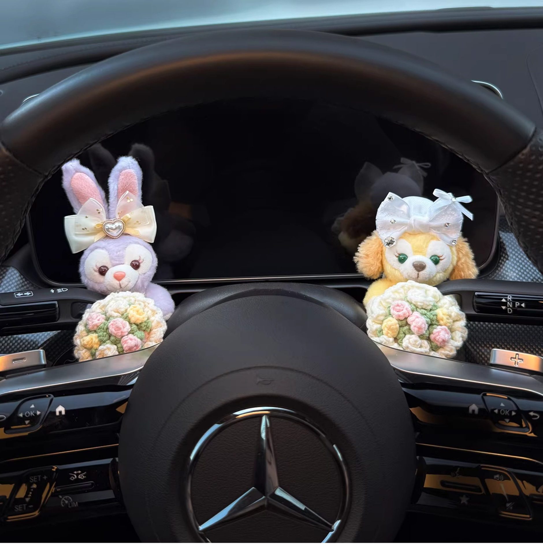 Linabell Car Dashboard Doll Interior Wiper Turn Signal Decoration Figurine 2026 New Model for Women