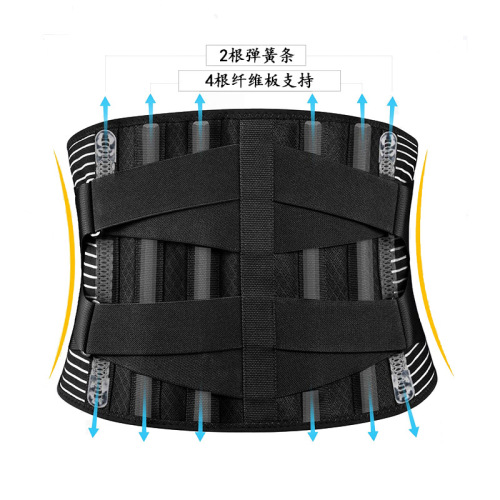 Sports and Fitness Waist Belt Dual Pressure Back Support Waist Belt Elastic Waist Belt Steel Back Support Waist Support Belt