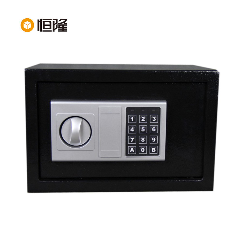 源头工厂外销家用双层电子密码保险箱保险柜实用酒店保险箱保险柜