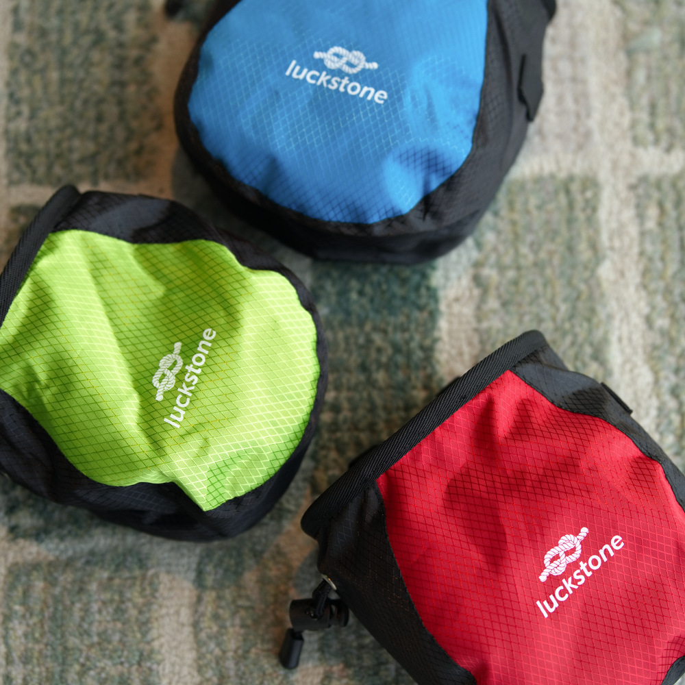 Rock Climbing Magnesium Powder Bag Outdoor Waist Hanging Dry Hand Powder Bag Single and Parallel Bars Fitness Talc Powder Cosmetics Bag Gymnastics Anti-Slip Powder Bag