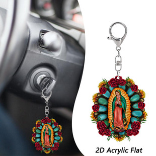 European and American Explosions Colorful Characters Keychain Backpack Pendant Christmas Thanksgiving Adult Gift Keychain Decoration