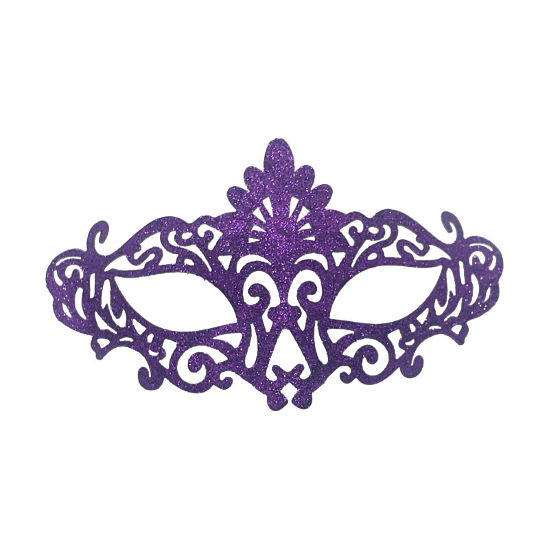 Nuevo Halloween máscara de mitad de cara retro retro máscara de polvo de pavo real máscara de maquillaje máscara de fiesta máscara de ojos