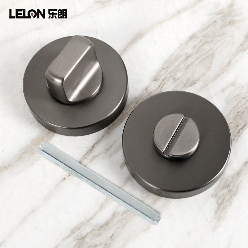 Aleación de zinc redonda cerradura de mano cerradura de mano cerradura de mano cerradura de puerta de hotel accesorios de cerradura de puerta de baño