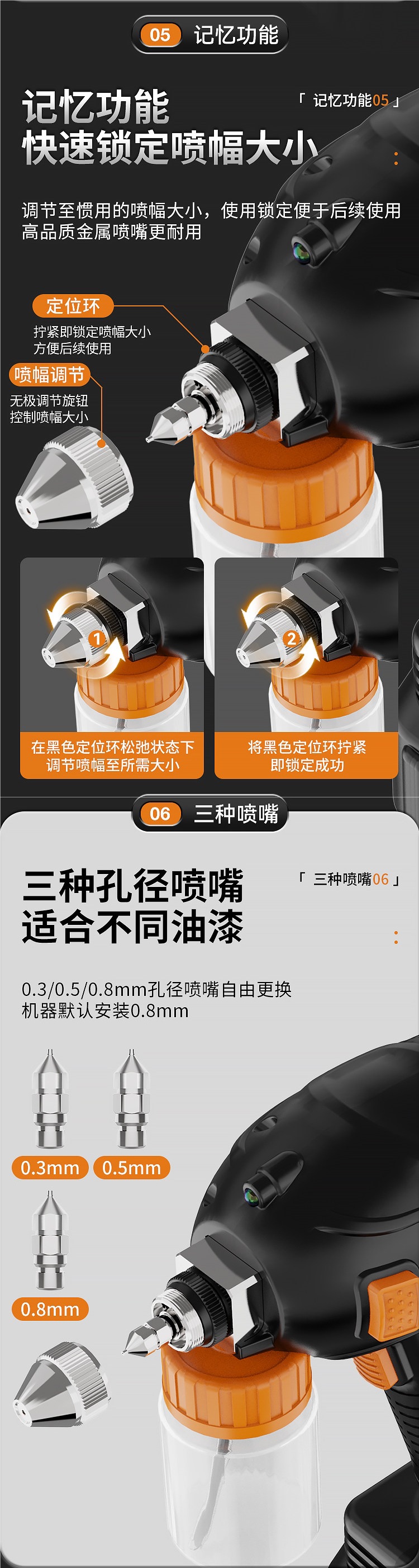Rechargeable electric spray paint gun, small household furniture repair spray gun, touch-up paint repair mini color TV spray pen