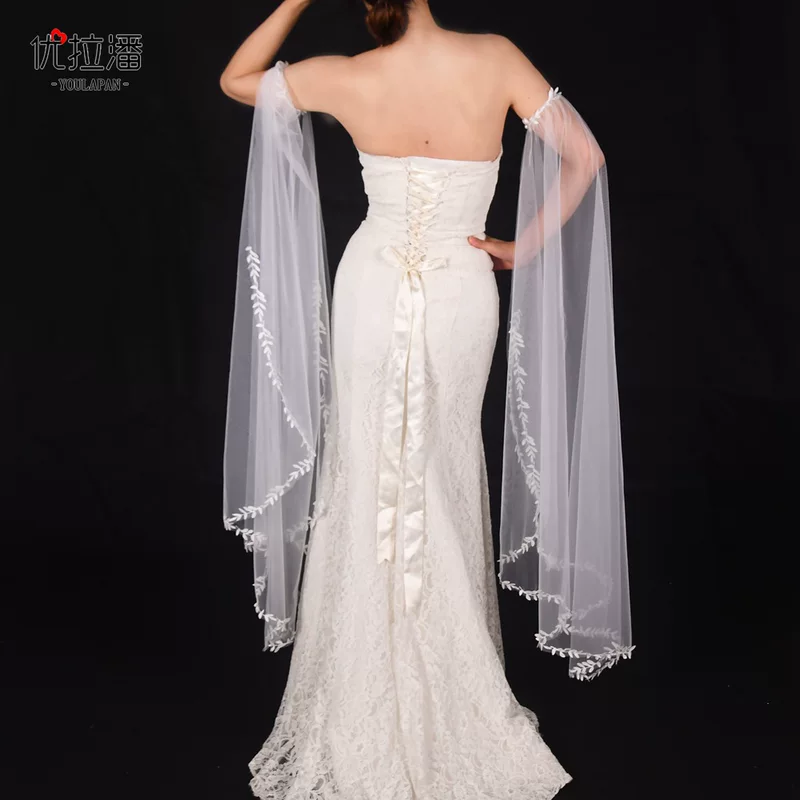 优拉潘 Bra top, accessory, long-sleeve, sleeves for bride