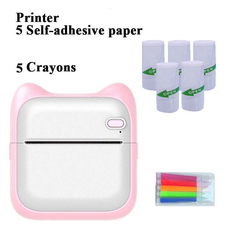 Nuevo A31 etiqueta adhesiva impresora térmica portátil teléfono móvil Bluetooth Mini estudiante impresora pregunta equivocada