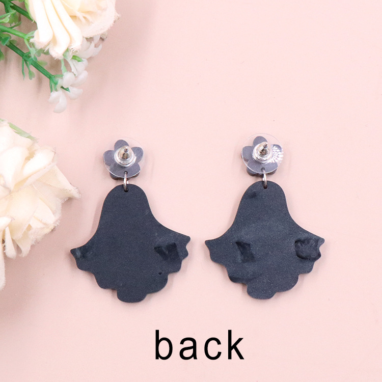 Flower Pattern Women's Gender 1 Pair Simple Style Flower Printing Arylic Drop Earrings
