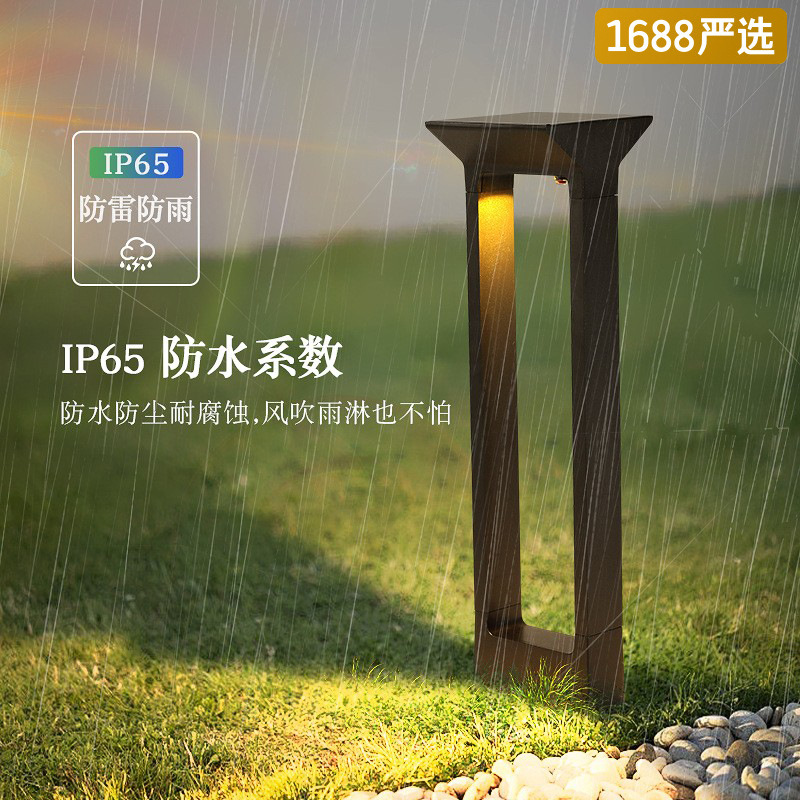 [Selección estricta] lámpara solar al aire libre lámpara de jardín doméstica diseño de paisaje impermeable lámpara de césped