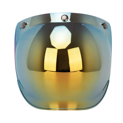 Motorcycle Safety Supplies — Retro Helmet Bubble Lens - individual-gold-plated-piece