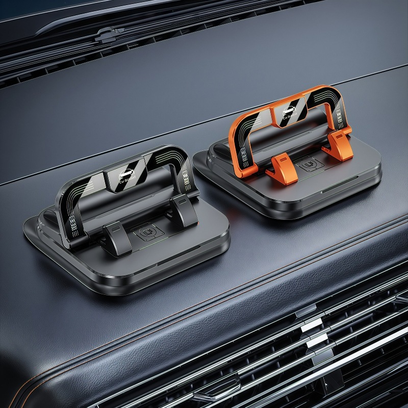 Car Mobile Phone Holder Number Plate Two-In-One Foldableable, Stable, Compact, Anti-Shake, Multi-Functional Universal Navigation Holder