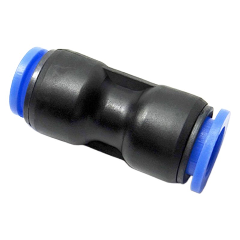 Tubería de aire directa de fábrica conector rápido PU8 conector neumático recto de plástico PU-4 6 10 12 14 intubación