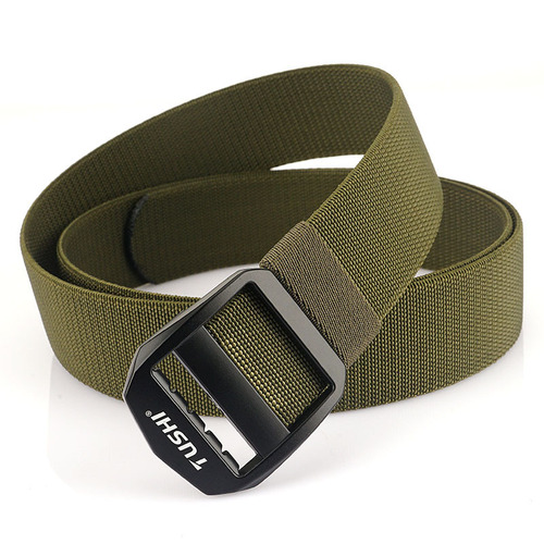Japanese button bead pattern elastic nylon belt men's outdoor tactical woven belt manufacturer wholesale can be shipped on behalf of