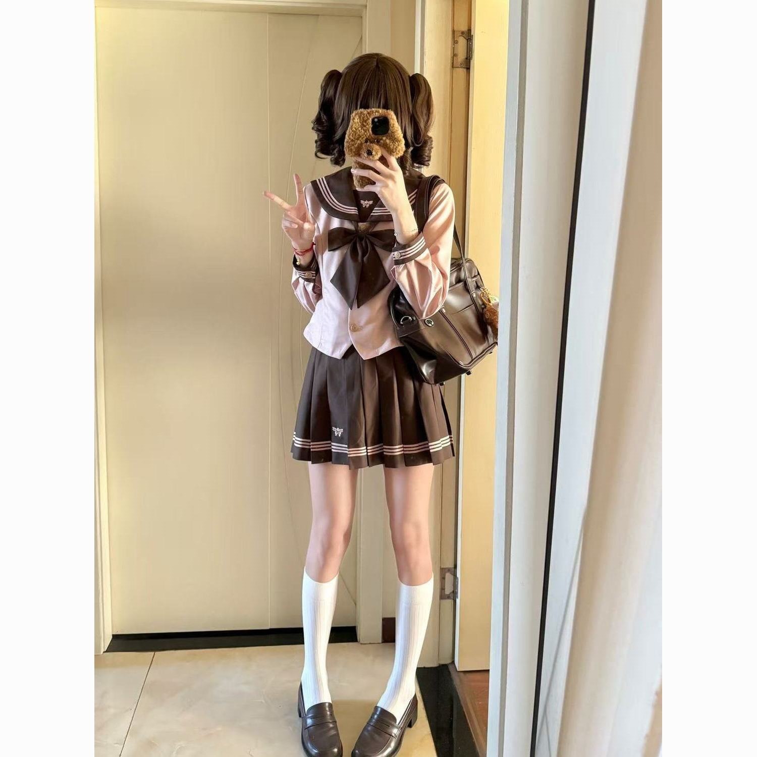 初樱社jk【草莓巧巧】正版原创日系学院风收腰水手服套装可爱校供|ru