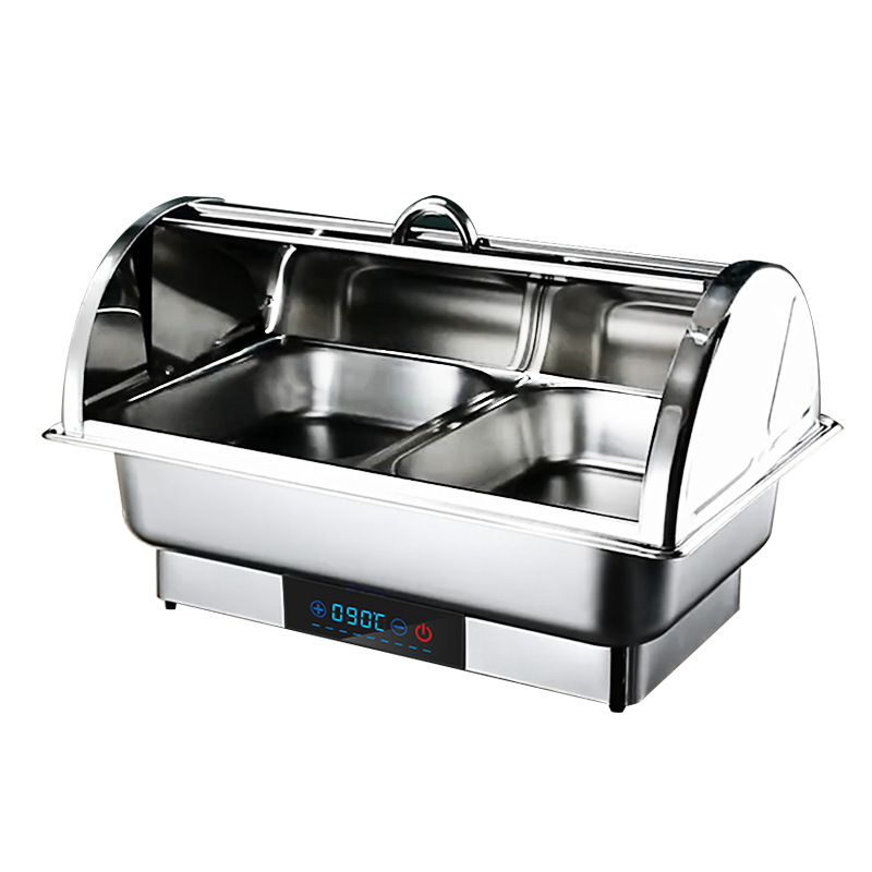 Estufa de buffet de restaurante inteligente comercial Estufa de buffet de calefacción eléctrica de acero inoxidable Estufa de comedor de aislamiento del hotel Estufa de sopa de desayuno