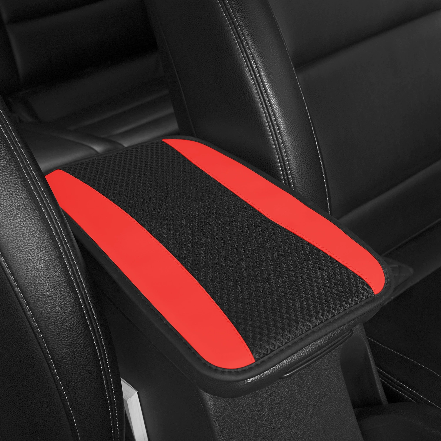 Новый автомобиль подлокотник коврик кожаный ледяной шелк дышащий противоскользящий матка среднего управления универсальный трансграничный взрывной автомобиль украшения