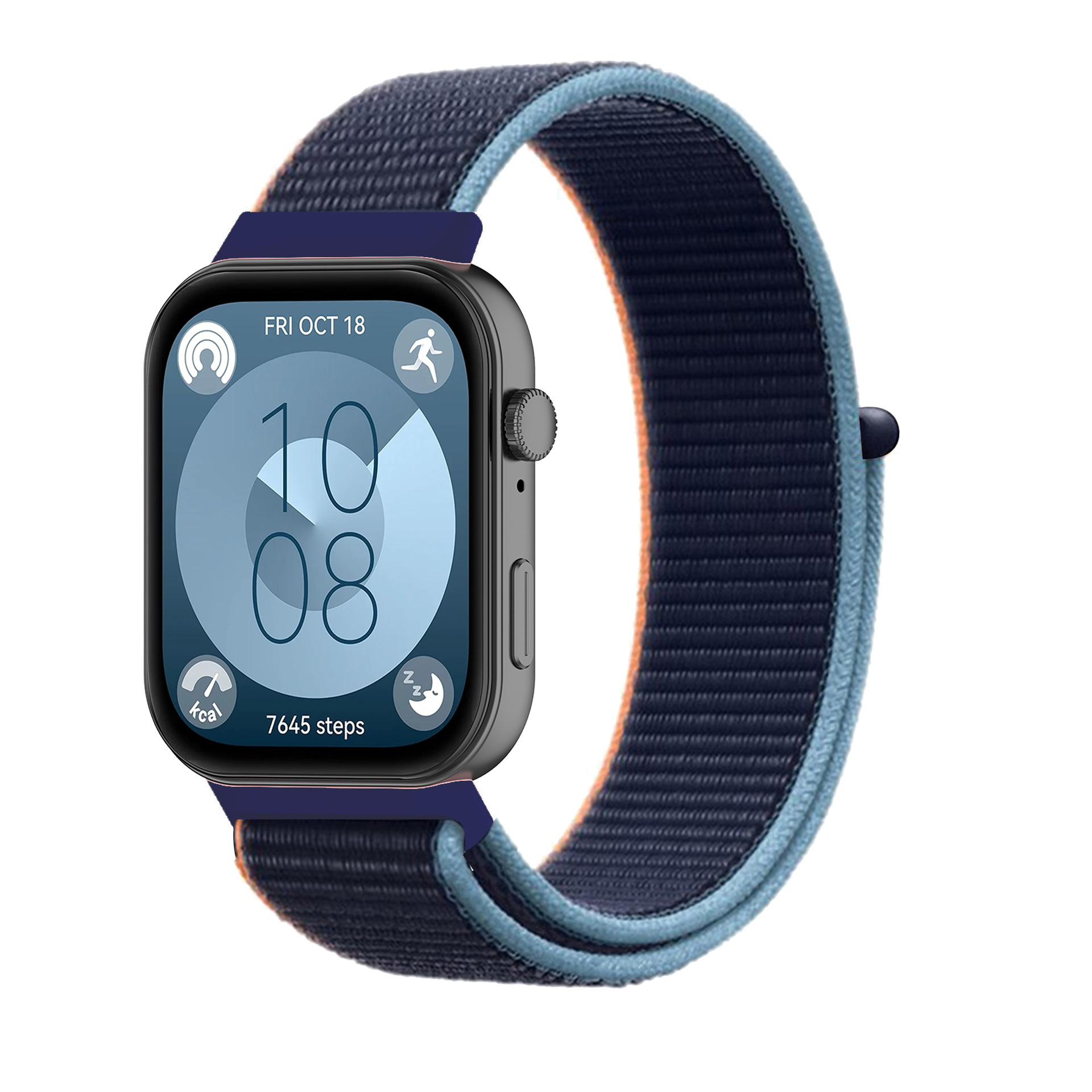 Compatible with Huawei watch Fit 3/4 band Velcro nylon loop band and Huawei Fit4 Pro band undefined