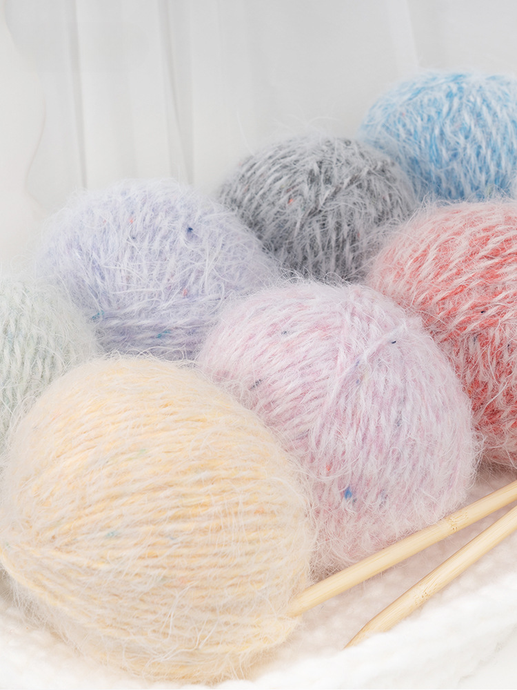 lifeyarn新品椰椰织围巾线粗毛线手工diy解闷棒针新手编织线粗线