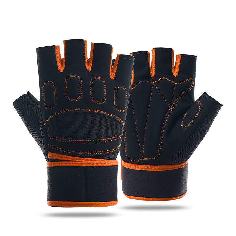 Guantes deportivos de acondicionamiento físico respirables medio dedo protector哑铃 ejercicio de levantamiento de pesas al aire libre ciclismo montañismo actualización antideslizante y resistente al desgaste image 9