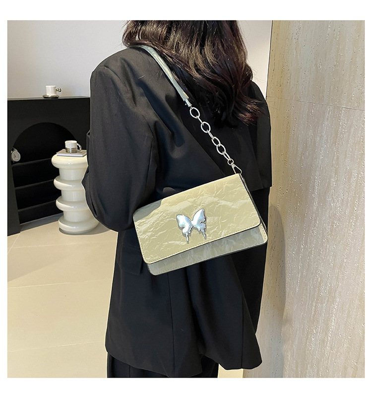 Modische und einfache Schleife Handheld Unterarm Damen 2024 Neue Stil Kette Mode Single Schulter Pendler Kleine Quadrat_voghion.com