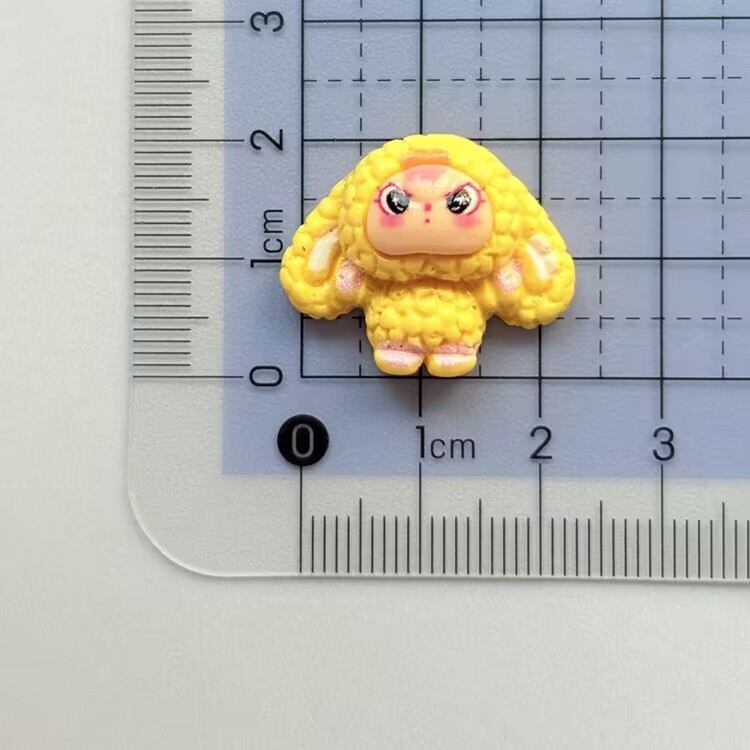 漫画赤ちゃん垂れ耳ウサギ diy 樹脂アクセサリー手作りヘアピン頭飾り携帯電話ケース電気自動車装飾材料卸売|undefined