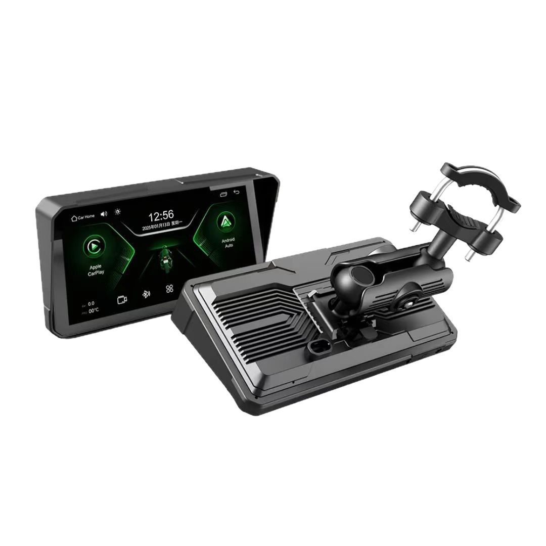 Cross-Border Exclusive 6inch Motorcycle Electric Vehicle Driving Recorder Quantum Smart Screen Carplay Cycle Smart