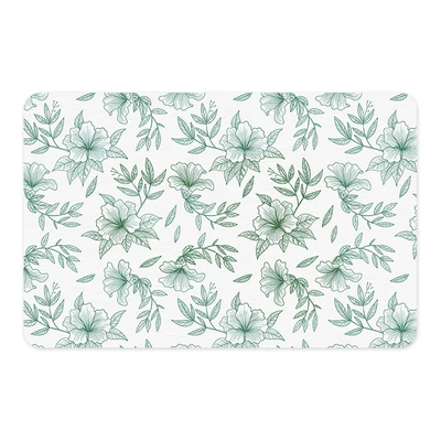 Diatom Mud Absorbent Mat Hard Non-Slip Foot Mat Toilet Bathroom Door Toilet Bathroom Hard Floor Mat Quick Drying (Avtomobil döşəmə paspasları) - green-fuso-6039
