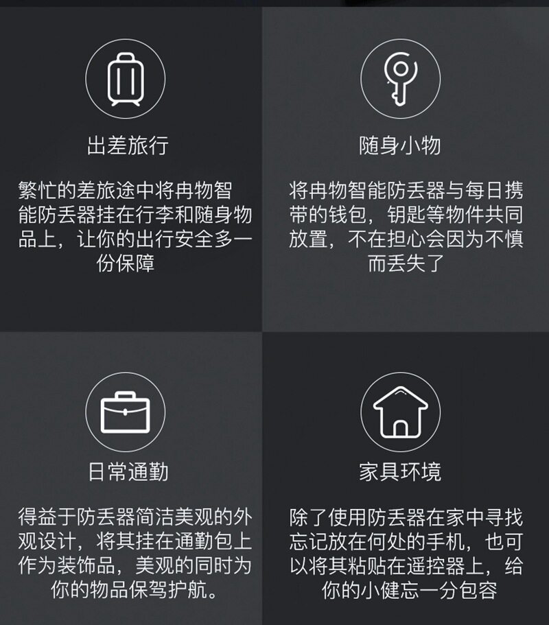 Anti-Loss Device Anti-Loss Locator Airtag Compatible with Apple Android Mini Small Locator GPS Positioning Tracker