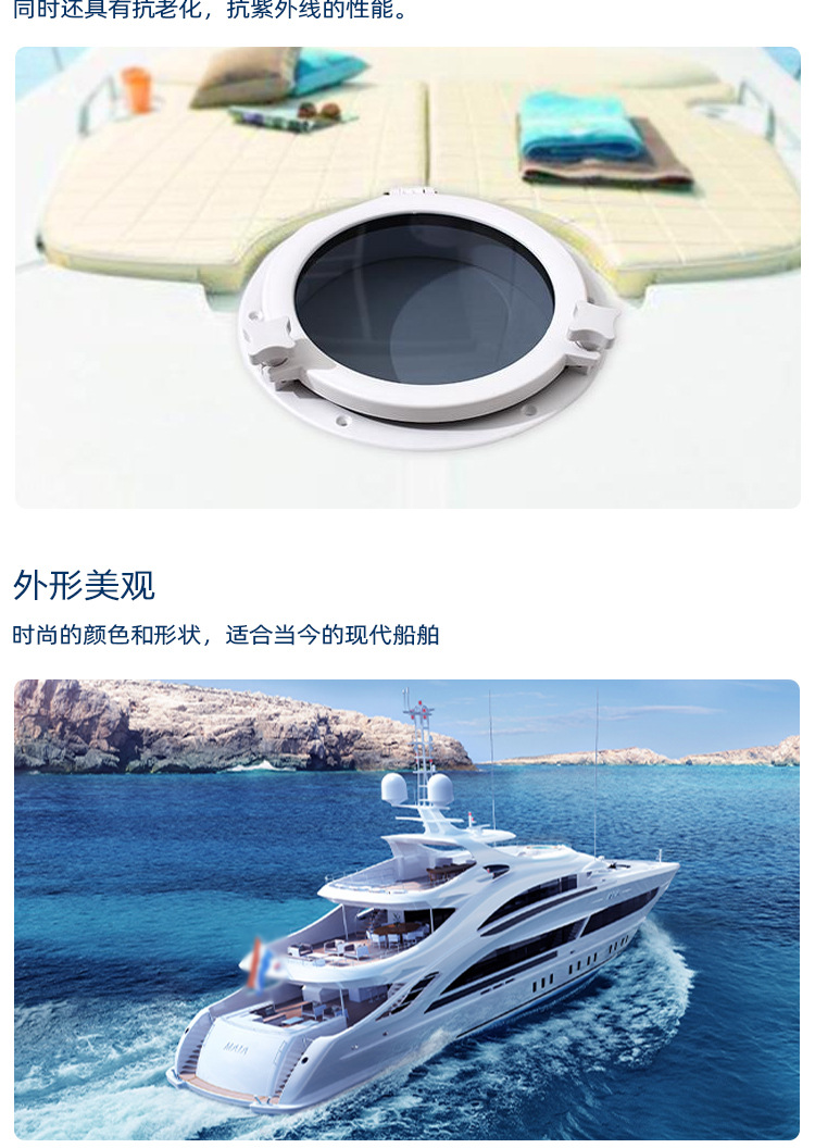 船用房车舷窗天窗 ABS塑料游艇玻璃窗户水密窗工具箱盖子窗户-阿里巴巴