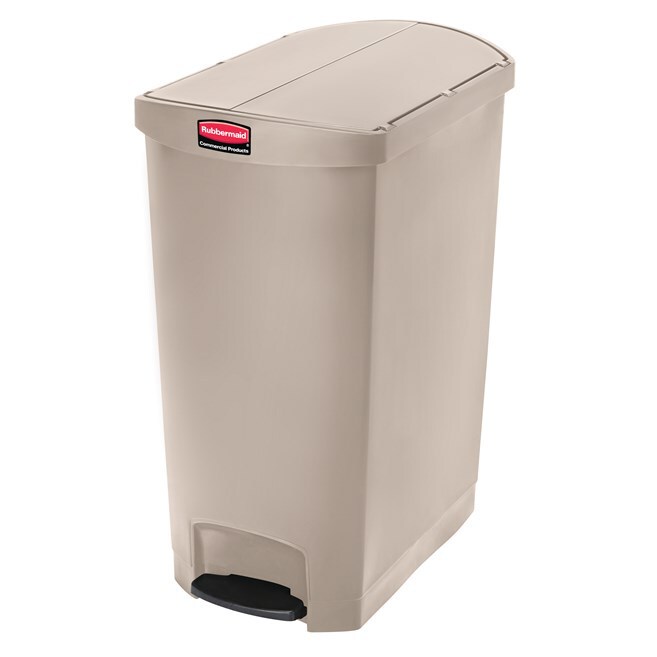 Rubbermaid Side-Step Plastic Pedal Trash Can 1883553 1883571 1883562