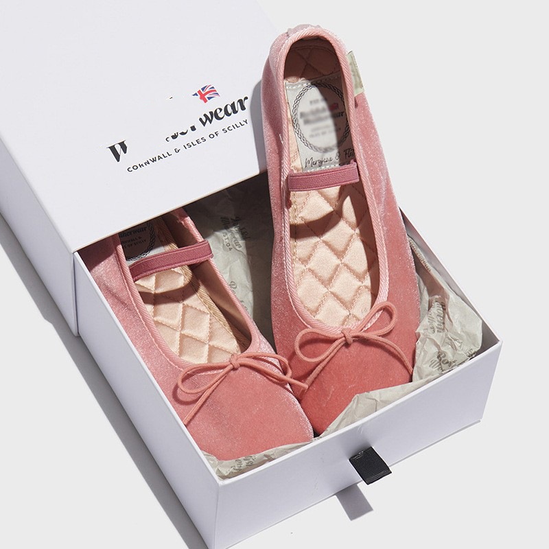 Korean Niche Ballet Shoes for Women 2024 Spring New Bow Mary Jane Shoes Fairy Flat Soles