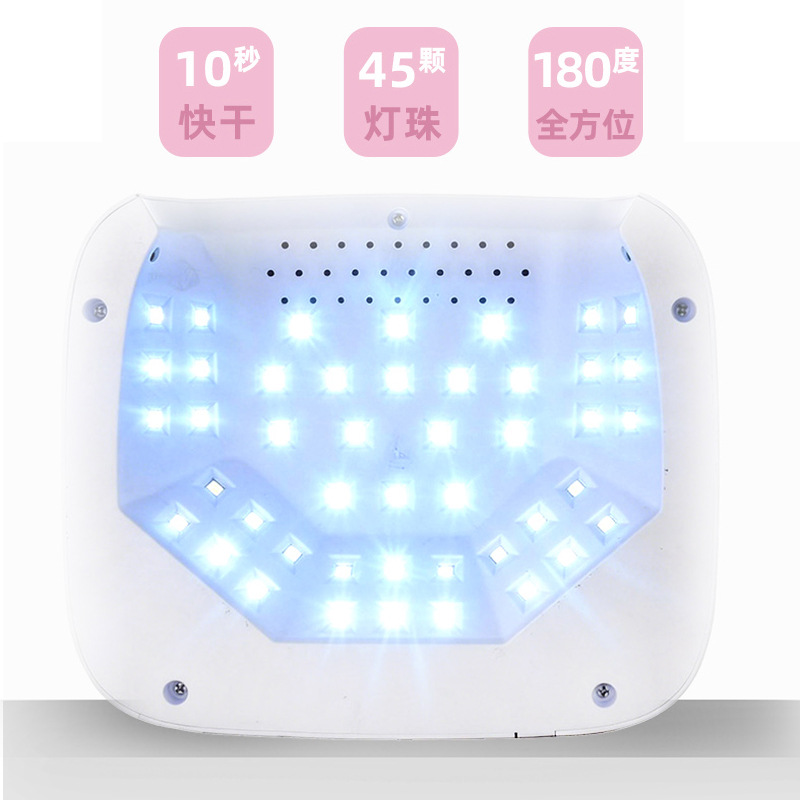 Lámpara de manicuras personalizada impresión de patrón de manicuras luz de terapia UV + LED doble fuente de luz manicuras de alta potencia