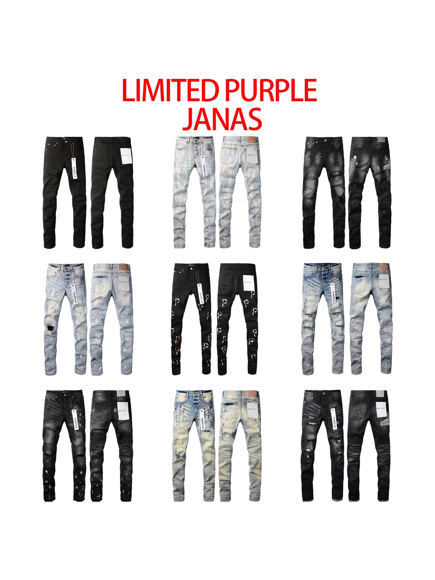 Purple Jeans (30+ Models)