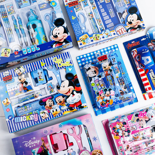 Disney Stationery Gift Box Set Elementary School Back-to-School Gifts Children's Day Gifts Kindergarten Prizes School Supplies