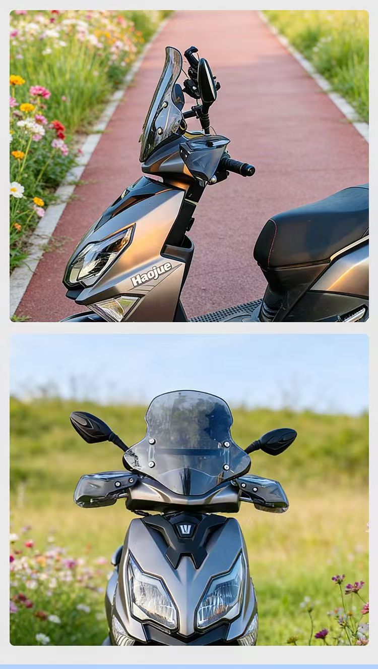 New Universal Windshield Modification Parts, Front Face Heightening Windshield, Front Wind Shield, Chest Protector, Imported Pc Windshield for Motorcycles