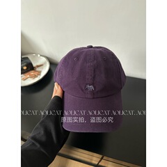 2025新商品韓国の小衆刺繍小狐野球帽子男女のひさしに顔を見せます。