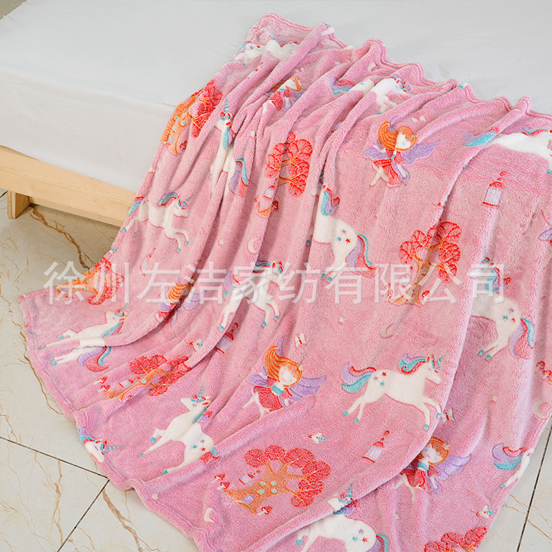 Transfronterizos mantas infantiles de franela oficina siesta manta de dibujos animados mantas de jardín de infantes mantas de aire acondicionado mantas en stock