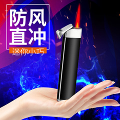 Creative long inflatable windproof lighter gas gift advertising logo printing manufacturer wholesale
