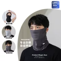 Pi Mando новый летняя езда солнцезащитная маска для шеи один UPF50 нейлон ледяной шелк висящие ушные чехлы для шеи