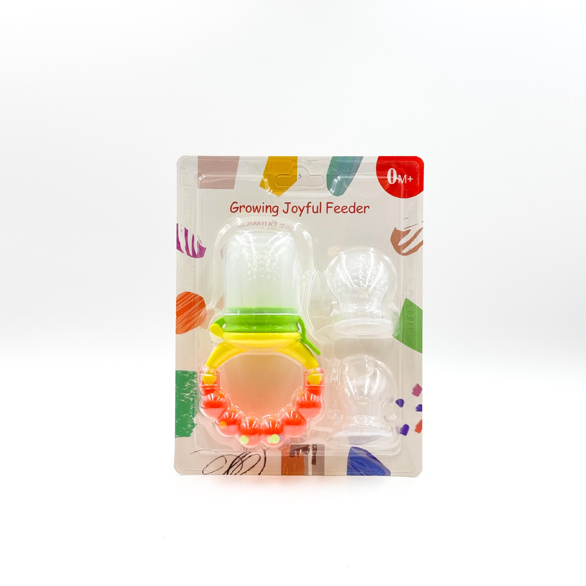 Inglés tarjetas de bebés campana frutas y verduras le bolsas de red pequeñas y medianas juegos de frutas suplementarias mordidas le malla de silicona