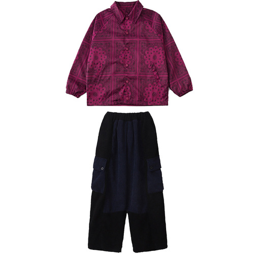 Streetwear Children's Hip-Hop Fashion Bomber Jacket for Boys and Girls, Cool and Stylish Clothing for Hip-Hop Performances