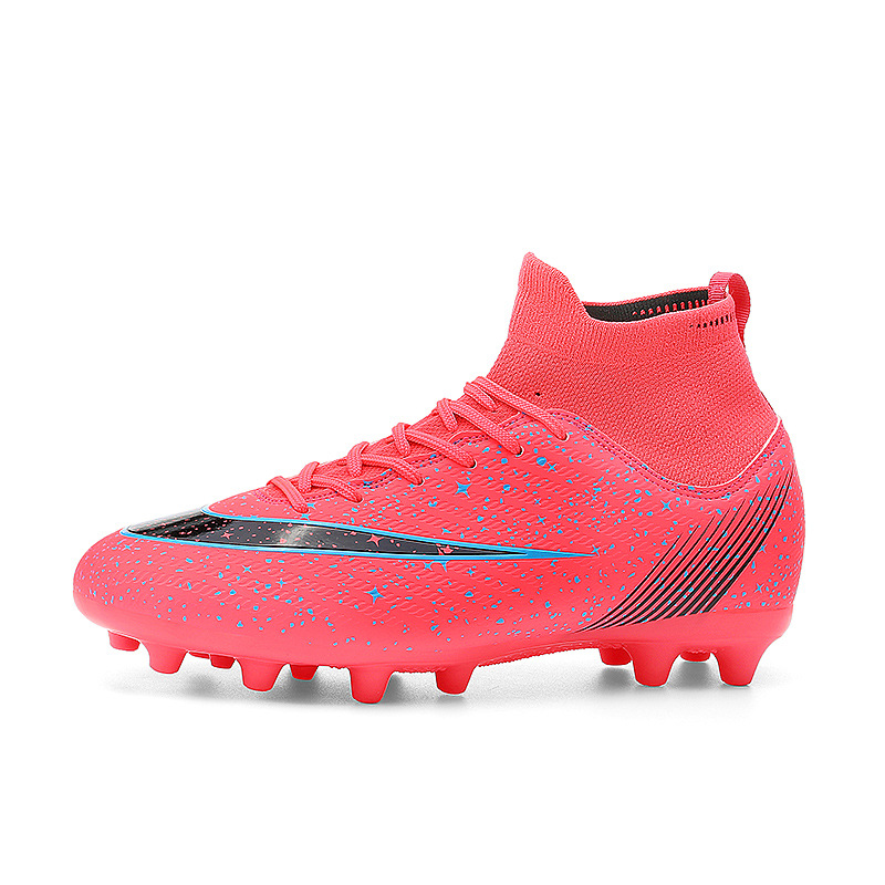 2022 nuevos zapatos de fútbol para hombres y mujeres, zapatos de fútbol de clavos largos, zapatos de fútbol de desgaste para adultos, fábrica de ventas directas